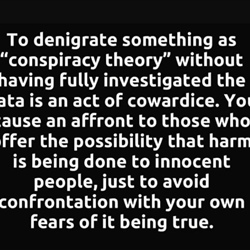 Conspiracy & theory