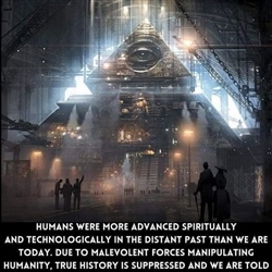 Humans were more advanced